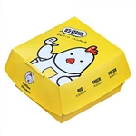 Disposable Printing Foldable Custom Printed Burger Box