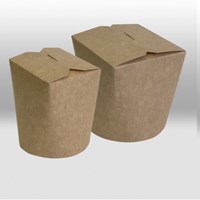 Customized Disposable Takeaway Kraft Paper Noodle Box