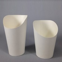 Customized French Fries Chip Paper Cups Disposable Chips Paper Container For Fries