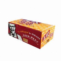 Take Away Disposable Grade Custom Made Food Packing Paper Fried Chicken Box