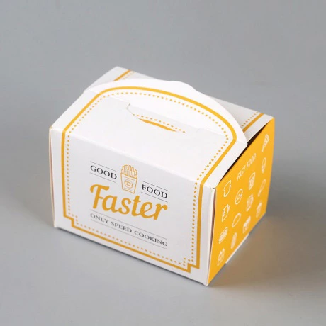 Take Away Disposable Grade Custom Made Food Packing Paper Fried Chicken Box