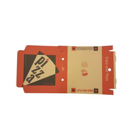 Customized Printed Brown Kraft Paper Pizza Box