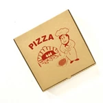 Customized Printed Brown Kraft Paper Pizza Box