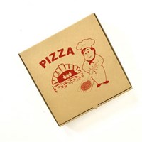 定制印刷棕色牛皮纸披萨盒