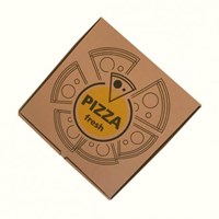 定制印刷棕色牛皮纸披萨盒