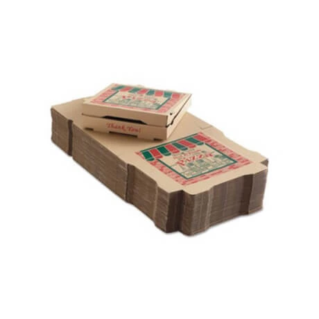 Customized Printed Brown Kraft Paper Pizza Box