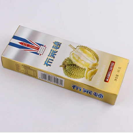 UV Coating Custom Embossed Logo Paper Ice Cream Packaging Box Food Packaging Box