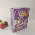 Customized White Cardboard Paper UV Coated Customized Logo Ice Cream Packaging Boxes