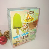 Customized White Cardboard Paper UV Coated Customized Logo Ice Cream Packaging Boxes