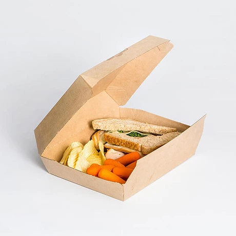 Wholesale Custom Design Triangle Paper Sandwich Packaging Box With Window