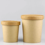 Customized Biodegradable Disposable Soup Paper Bowl
