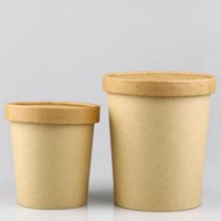 Customized Biodegradable Disposable Soup Paper Bowl