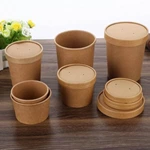 Customized Biodegradable Disposable Soup Paper Bowl