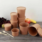 Customized Biodegradable Disposable Soup Paper Bowl