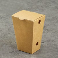 Customized Chicken Box Kraft Hamburger Box Take Away Fast Food Box
