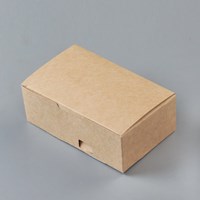 Customized Chicken Box Kraft Hamburger Box Take Away Fast Food Box