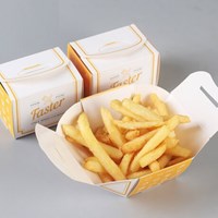 Custom Food Grade Paper Fast Food Packaging Roast Fried Chicken Take Out Boxes