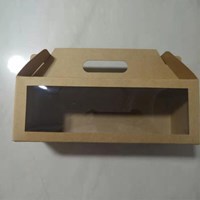 Customized Disposable Kraft Paper Lunch Box