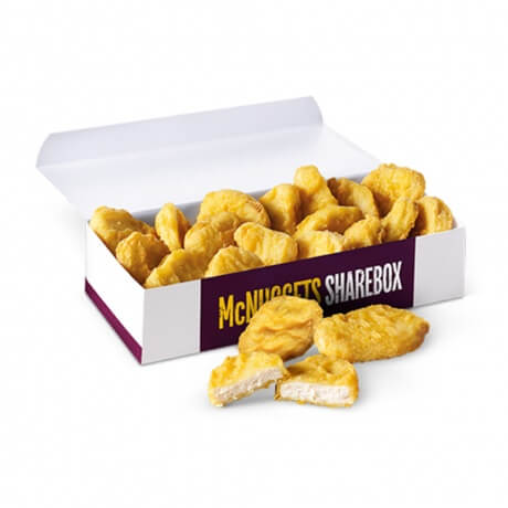 Customized Fast Food Packaging Boxes Fried Chicken Nuggets Box