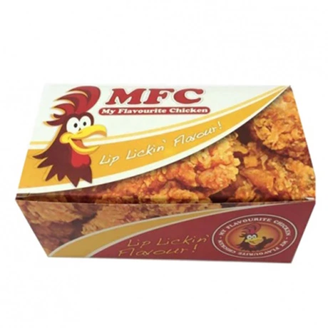 Customized Paper Fried Chicken Box Fast Food And Fried Chicken Take Out Box