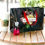 Honorable Large Horizontal High-end Cosmetics White Cardboard Paper Bag Custom