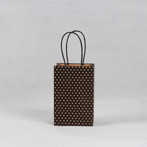 Coffee Dot Fashion Cosmetics Kraft Paper Bag Customization
