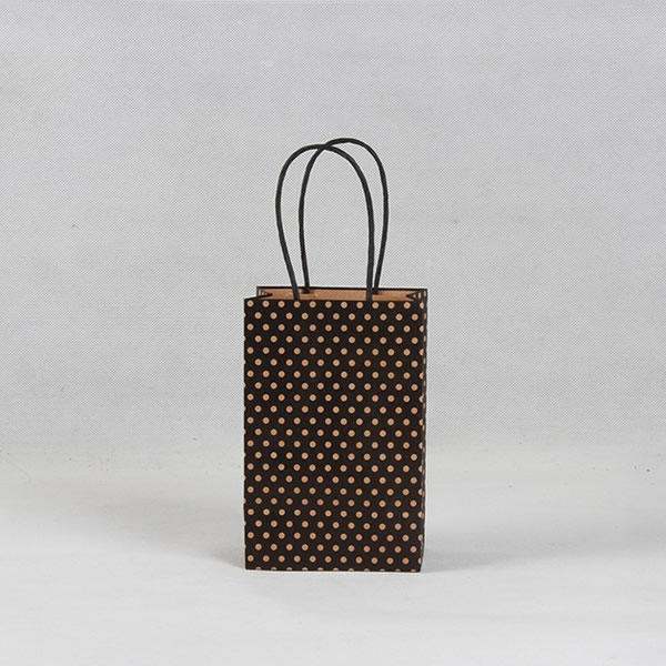 Coffee Dot Fashion Cosmetics Kraft Paper Bag Customization