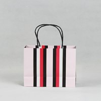Fashion Color Cosmetics White Card Paper Bag Customization
