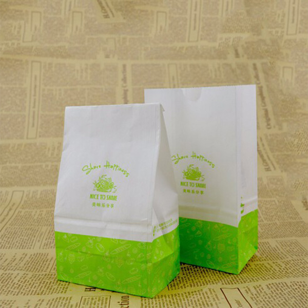 Green Shade Fashion Cowhide Food Bag Custom