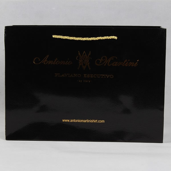 Martini Premium White Card Gift Paper Bag Custom