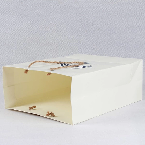 White Cardboard Paper Bag Customization