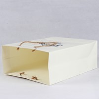 White Cardboard Paper Bag Customization