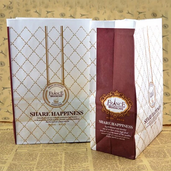 The design of take away food paper bag