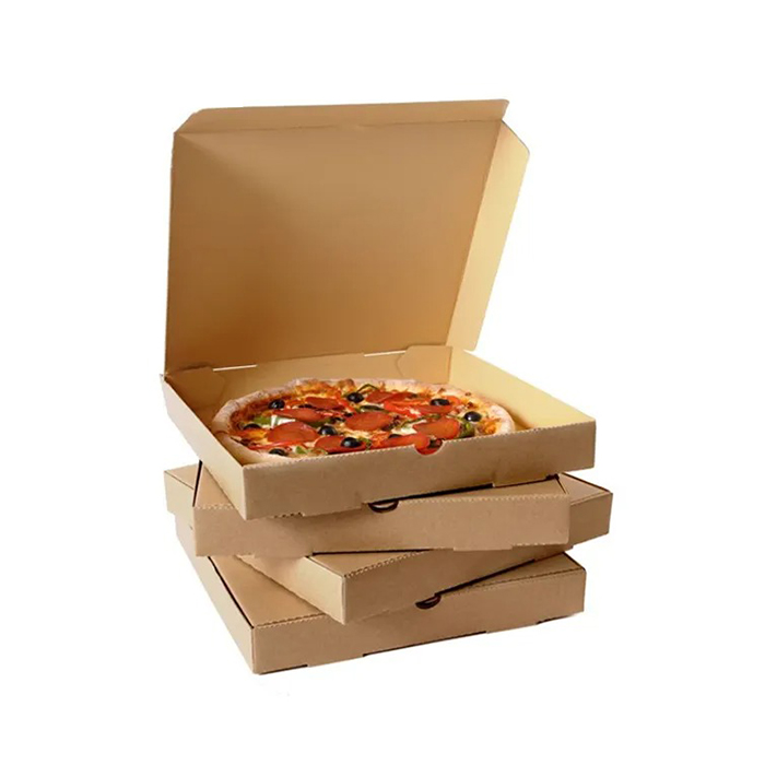 Various Sizes Custom Cheap Pizza Box With Logo Corrugated Custom Pizza Box Wholesale Box For Pizza