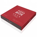 Wholesale High Quality Cheap Custom Logo Portable Reusable Corrugated Delivery Pizza Box from China Pizza Packaging 20000pcs