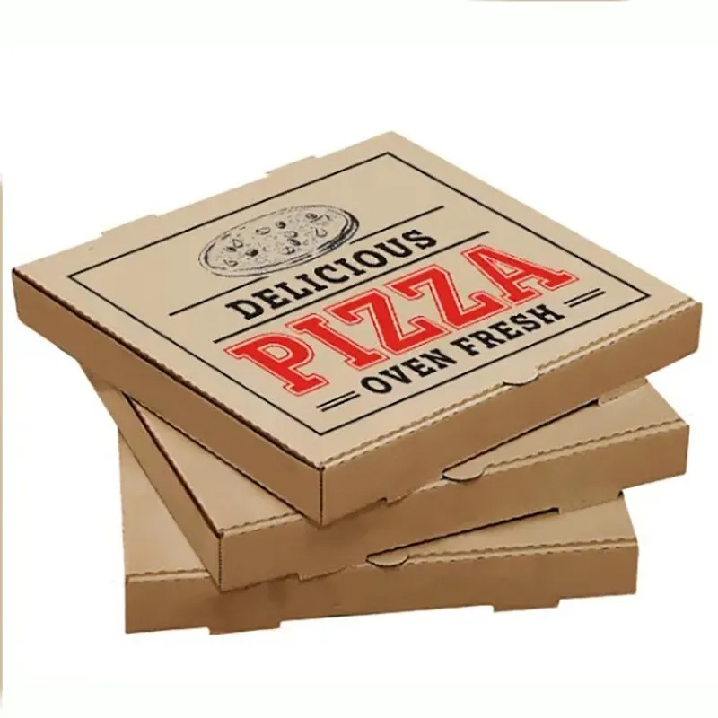 Hot selling caixa de pizza customized corrugated carton printing packaging paper pizza box