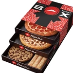 Custom logo triple corrugated carton pizza paper box