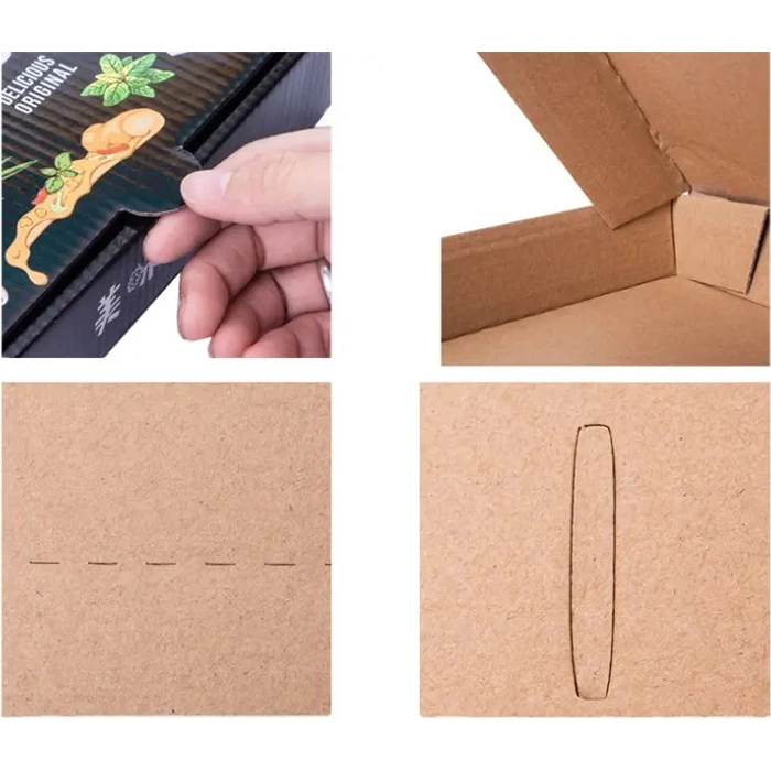 Custom Logo Eco Friendly Cartoon Printed Corrugated Cardboard Paper Pizza Box