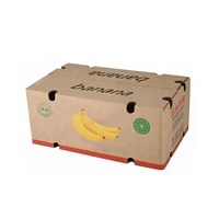 High Quality Strong Fruit Cardboard Corrugated Box for Banana Packing Paper Boxes Rigid Vegetable Packaging Boxes