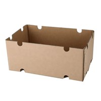 High Quality Strong Fruit Cardboard Corrugated Box for Banana Packing Paper Boxes Rigid Vegetable Packaging Boxes