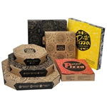 Wholesale Custom Logo All Size 9 10 11 12 14 18 Inch Corrugated Kraft Paper Pizza Boxes