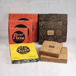 Wholesale Custom Logo All Size 9 10 11 12 14 18 Inch Corrugated Kraft Paper Pizza Boxes