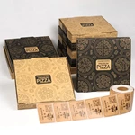 Wholesale Custom Logo All Size 9 10 11 12 14 18 Inch Corrugated Kraft Paper Pizza Boxes