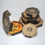 Wholesale Custom Logo All Size 9 10 11 12 14 18 Inch Corrugated Kraft Paper Pizza Boxes