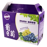 Hot Sale Packaging Gift Fruits Box Custom Printed Rectangle Corrugated Box Fruit Box With Transparent Cover