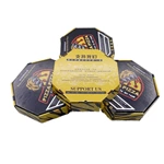 Special Design Octagonal Tiger Print Corrugated Fold Paper Box Food Grade Pape Pizza Box