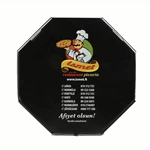 Liner Food Carton Round Gift Packaging Pizza Box Black Custom Corrugated Plain Recyclable UV Coating Varnishing Embossing Accept