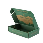 Liner Food Carton Round Gift Packaging Pizza Box Black Custom Corrugated Plain Recyclable UV Coating Varnishing Embossing Accept