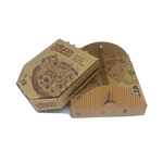 Portable Pizza Box Corrugated Pizza Cardboard Box Waterproof And Oil Proof Reusable Pizza Box