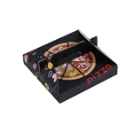 Portable Pizza Box Corrugated Pizza Cardboard Box Waterproof And Oil Proof Reusable Pizza Box
